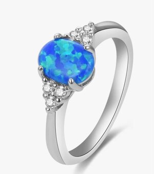 Strieborný set s opálom - 4