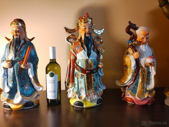3 čínske sochy porcelán - 4