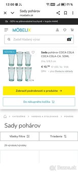 Sklenené coca cola pohare - 4