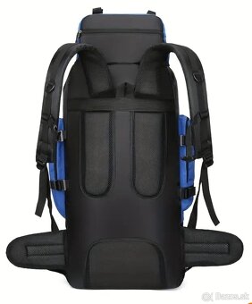 90L nový modrý turistický batoh - 4