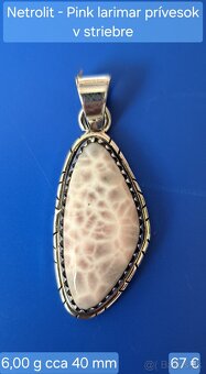 Larimar, Pink larimar, mesačný kameň - 4
