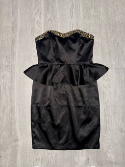 new look london black crystal damske spolocenske saty - 4