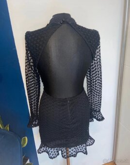 Sexi čierne šaty - 4