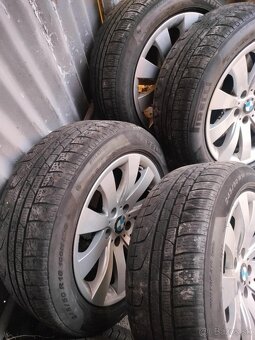4ks alu disky orig. BMW 5x120 R18 + snimače tlaku - 4