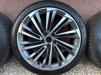 Alu disky Skoda Superb IV L&K R19 + zimné pneumatiky - 4