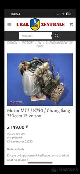 Motor Ural Dneper k 750 - 4