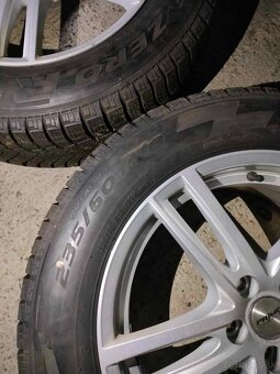 ❄️4ks alu disky orig. Dezent 5x108 R18 pneu 235/60 8mm - 4