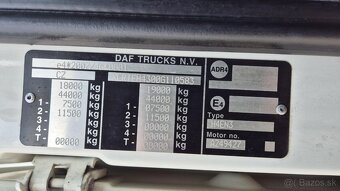 Prodám DAF XF 510 FT LOW DECK SSC EURO 6 - 4
