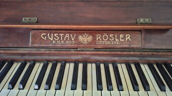 piáno Gustav Rösler - 4