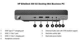 Predám HP Elitedesk 800 G3 mini 35W (Samsung SSD, RAM 16GB) - 4