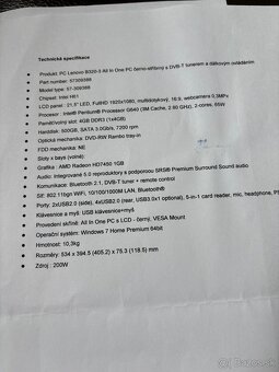 PC Lenovo all-in one - 4