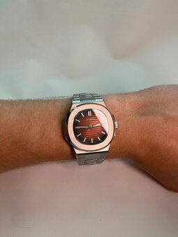 Seiko mod nautilus red - 4
