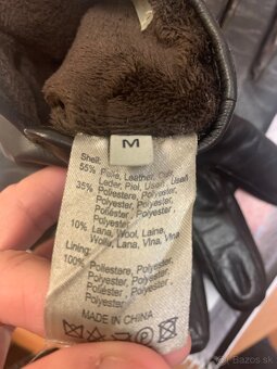 Pánske kožené rukavice zn. Baťa - 4