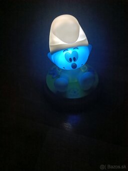 Nočná lampa pre deti - Šmolko - 4