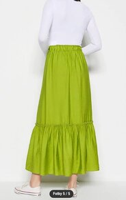 Dlhá zelená sukňa - 4