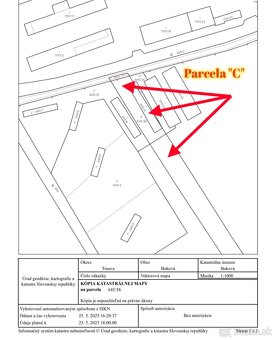 🟢PREDÁM POZEMOK parcela "C" v obci Buková🔴 - 4