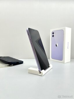 iPhone 11 PURPLE TOP STAV NOVÁ BATÉRIA - 4