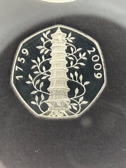 Royal mint Proof set britských mincí proof Kew Garden - 4