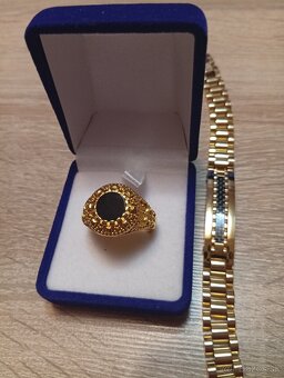 Krásny pozlátený mohutný set - 4