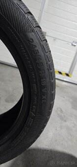 Predam 4x zimne runflat bmw conti pneu 245/45 R18 V XL SSR - 4