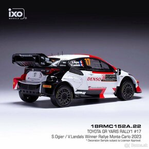 Modely Toyota GR Yaris Rally 1:18 IXO - 4