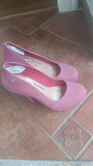 Originál Vivienne Westwood ružové lodičky - 4