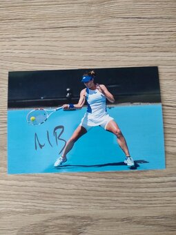Podpísané fotky tenistiek WTA originálne autogramy - 4