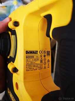 Dewalt DCH 253 aku kombinovane kladivo 18V - 4