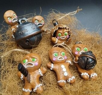 Krampus :Sada ozdôb - 4