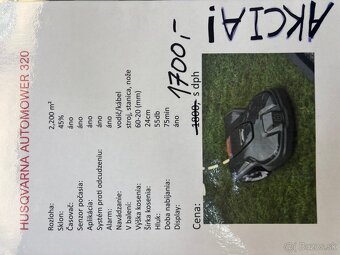 Robotická kosačka Husqvarna automower 320 - 4