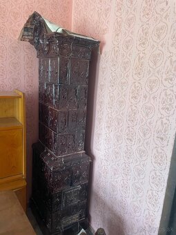 Starozitna kachľová pec - 4