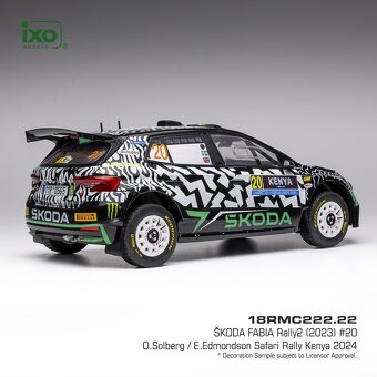 Modely Škoda Fabia Rally2 1:18 IXO - 4