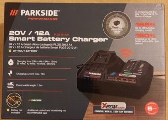 Parkside smart batéria 20V 8Ah - 4