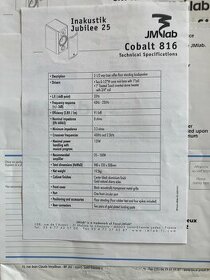 Predám JM Lab Cobalt 816 - 4