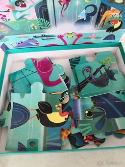 Puzzle zvieratká, zn. Janod - 4