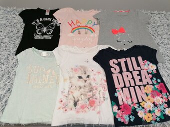 Oblečenie - balík E veľkosť 122 - 128 - 4