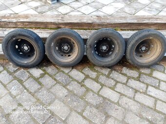 5x100 r14 165/70 r14 sava eskimo 3 rezerva vozik fabia seat - 4