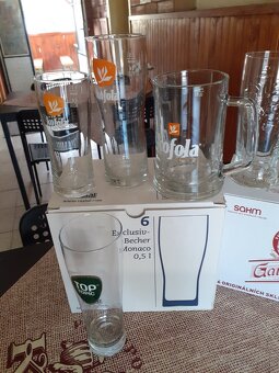 Poháre na pivo a Kofolu - 4
