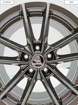 Nové Borbet Alu disky Skoda 7x17 ET40 5x112 R17 1204 - 4