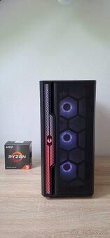 Herný pc 6jadro Ryzen 5 5500 3,60ghz/16GB/NVME/RTX4060TI - 4