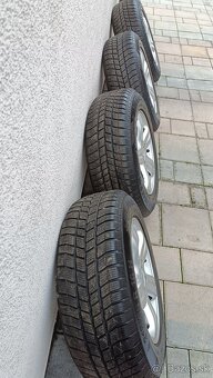 5x112 R16 HLINÍKOVÉ DISKY 215/65 R16 ZIMNÉ PNEUMATIKY - 4