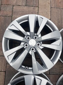 Orig. hliníkové disky Peugeot R17, 5x108 - 4