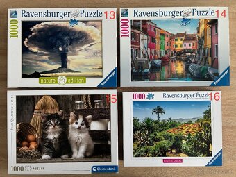 predám puzzle 1000ks rôzne - 4