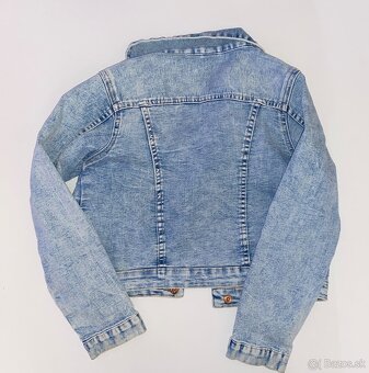 H&M riflova bunda velkost 128 - 4