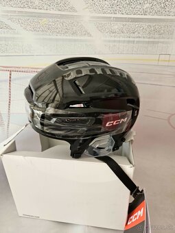 Dámska profi prilba CCM TACKS FTW - čierna M/L nová - 4