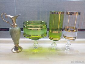 sklenená misa, žardiniéra, váza, kamenná váza - 4