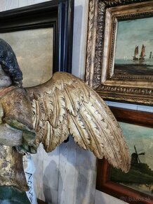 Barokový anjel svetlonos na predaj - 4