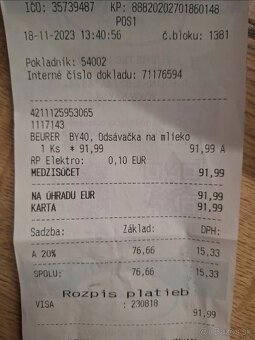 Odsávacka mlieka - 4