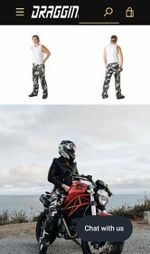 Moto Nohavice DRAGGIN Jeans veľ. 34 - 4
