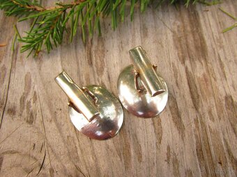 Staré strieborné manžetové gombíky Egypt, Ag 800 - 4